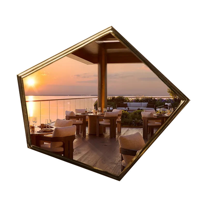 ROOFTOP RESTAURANT
An elevated dining experience overlooking the sea, where sunsets unfold as a view to savor.