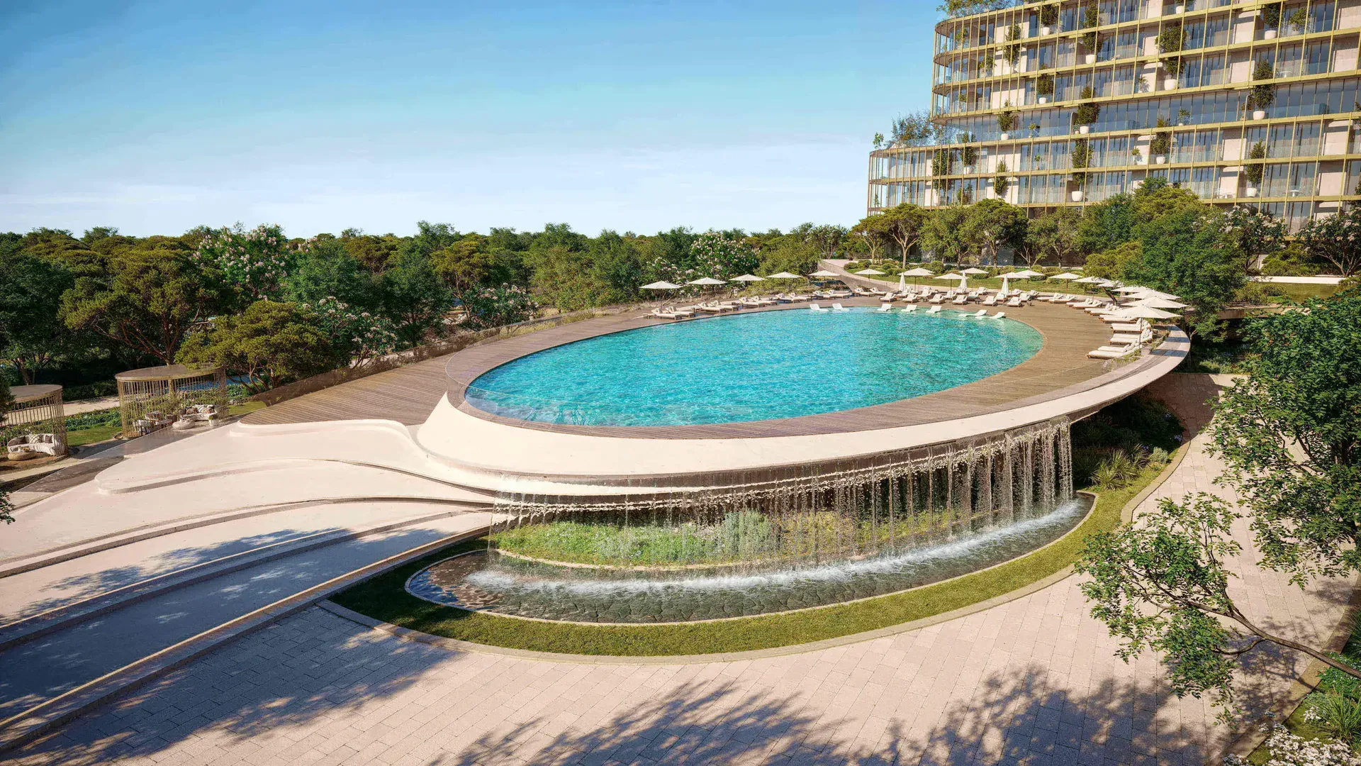 The Refreshing Pool
The pool area at HADO by Beyond offers a seamless balance of sunlit lounges and shaded retreats, creating a tranquil setting designed for relaxation, comfort, and quiet reflection throughout the day.